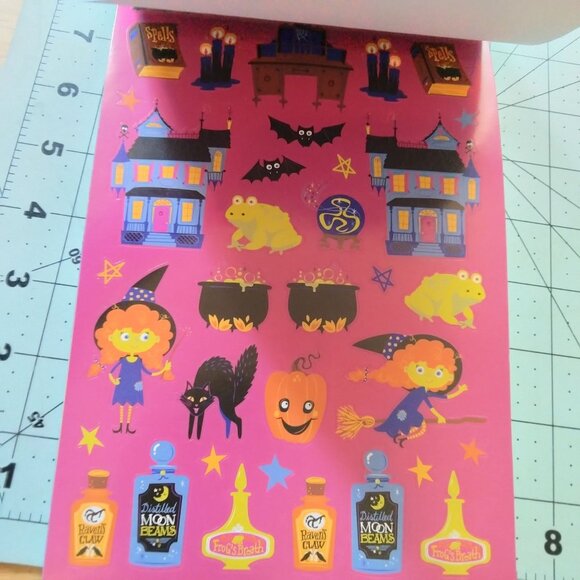 Holiday Home Bewitching Sticker Book Halloween Party 305 Count - Picture 4 of 9